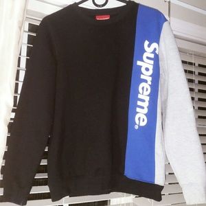 Authentic Supreme Panelled Crewneck
